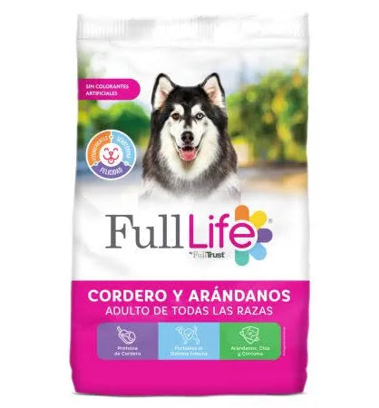 Full Life Todas las Razas Sabor Cordero y Arandanos