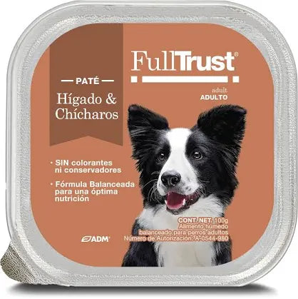 Full Trust Canino Alutray (Paquete de 16 latas 100 gr c/u)