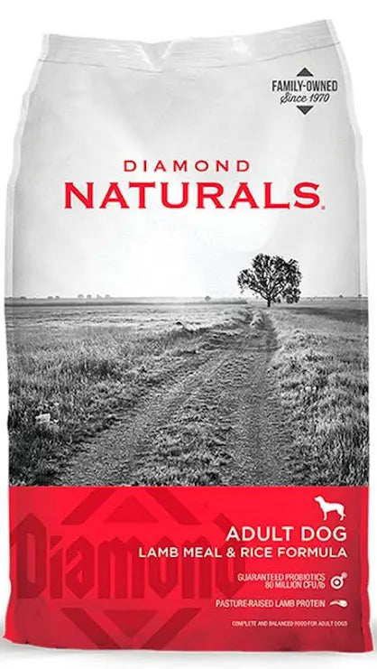 Diamond Naturals Canino Adulto Razas Grandes Harina de Arroz y Cordero