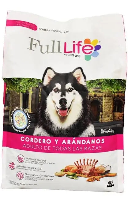 Full Life Todas las Razas Sabor Cordero y Arandanos