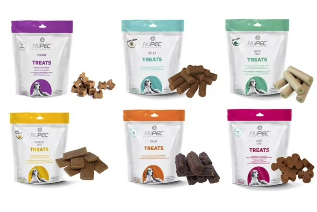 Nupec Treats Canino (Relax, Smart, Dental, Digestive Care, Joint Care, Trining)