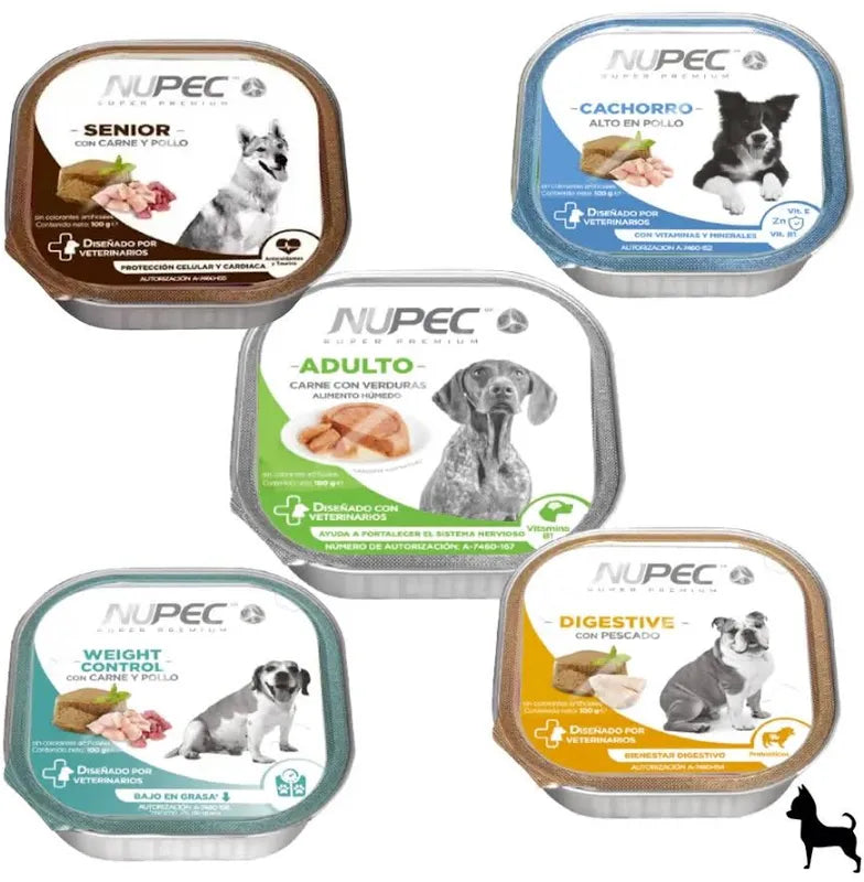 Latas Nupec Canino 16 pzas 100 gr c/u